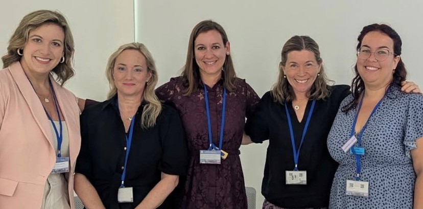  Drs. Brittany Barber Garcia (Helen DeVos Children’s Hospital/Corewell),&nbsp; Emma Ramsay Milford (University of Gothenburg, Sweden), Natoshia Cunningham (Michigan State University), Asa Nilses (Center for Progress in Children's Mental Health, Gothenburg, Sweden) and Rocio de le Vega (University of Malaga, Spain) 