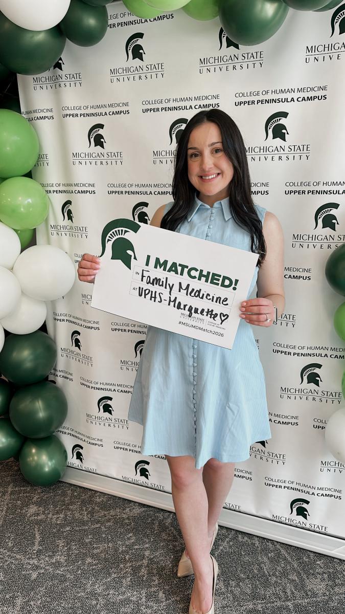 Madiline McNamara at Match Day